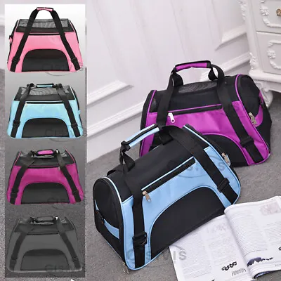 View Details Large Pet Carrier Bag AVC Portable Soft Fabric Folding Dog Cat Puppy Travel NEW • 8.99£