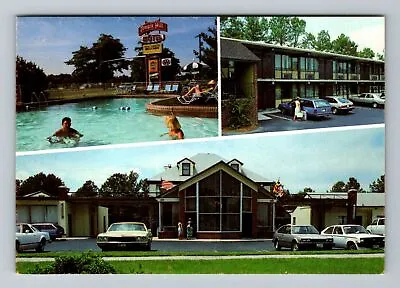 Salisbury MD-Maryland Temple Hill Motel Motor Cars Antique Vintage Postcard • £7.59