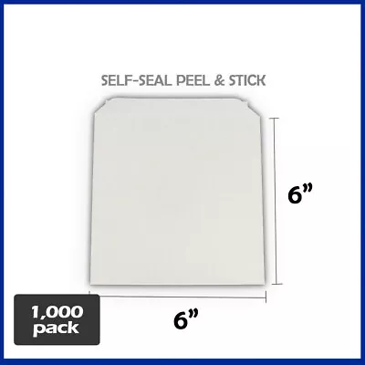 1000 - 6x6  EcoSwift  Brand Self Seal Cardboard CD/DVD Envelope Mailers 6  X 6  • $107.48