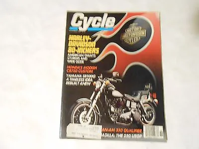 November 1980 Cycle Magazineharley Davidsons 80 Inchersyamaha Sr500ghonda Cb7 • $12