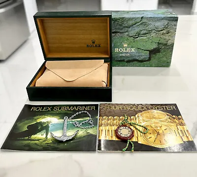 GENUINE Vintage Rolex Sea-dweller 16600 Watch Box FULL SET Booklet Anchor 90s • $499