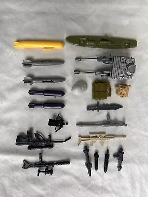 Lot Of 20 GI Joe Weapons/Accessories/Parts Only Various Conditions Vintage 11LL • $9