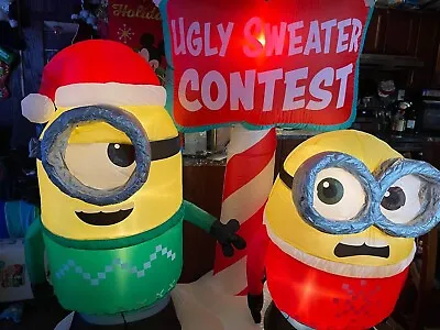 Ugly Sweater Christmas Minions Inflatable • $150