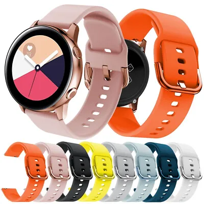 For Samsung Galaxy Watch Active 2 3 46mm S3 45 Smartwatch Replacement Strap Band • $8.98