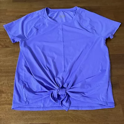 Lilly Pulitzer Luxletic Top Purple Active Wear Shirt Women’s L Large • $24.99