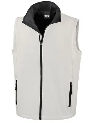 Mens Softshell Bodywarmer Sleeveless Jacket Fleece Lined Gilet Body Warmer S-4XL • $29.78