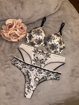 Victorias Secret Body By Victoria Lined Perfect Coverage & Panty Set 38DD/XL NWT • $59