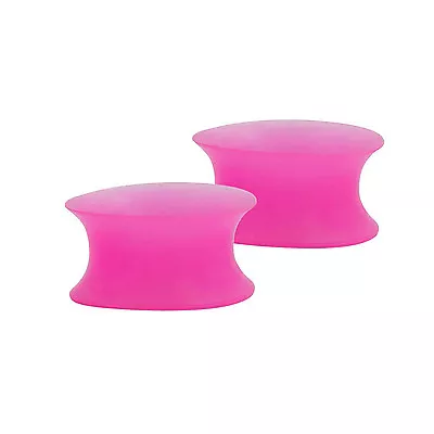 2pcs Thin Silicone Ear Skin Ear Tunnels Plugs Gauges Earskin Earlets Flesh Gauge • $3.99