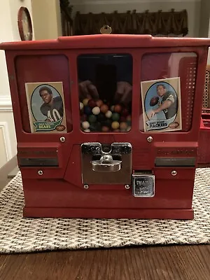 Vintage Oak Premiere Gumball/Card Vending Machine • $998