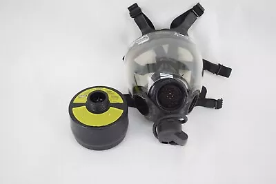 MSA Millennium CBRN Riot Control Mask Medium W/ Clear Lens • $169.99