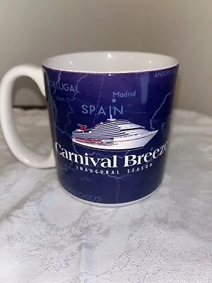 Carnival Cruise Breeze Inaugural Season Mug • $7