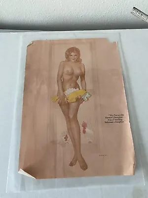 WWII Era The Vargas Girl Esquire Magazine Pinup Centerfold • $10