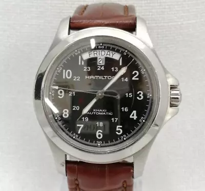 Hamilton KHAKI H644550 Automatic Wristwatch Date Black Dial From JP • £293.85