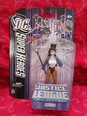 Rare Sealed Mattel DC Justice League Unlimited Zatanna Figure Cartoon Network • $39.50