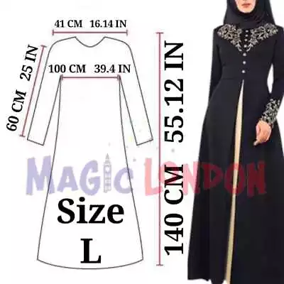 Muslim One Piece Abaya Khimar Kaftan Prayer Dress Jilbab Modest Abaya With Hijab • £24.99