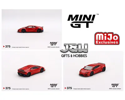 Mini GT LB WORKS Lamborghini Huracan Ver. 2 Red MGT00375 1/64 • $11.99