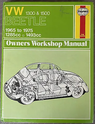 VW Beetle 1300 & 1500 1965-1975 Owners Workshop Manual. Hardback • $17.26