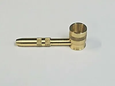 Metal Tobacco Smoking Pipe* Solid Brass * MADE IN USA*  Bowl *HIGH Quality • $17.89