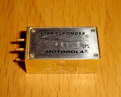 Motorola TLN6709B Vibrasponder FREQ 483.5 CPS • $9.99