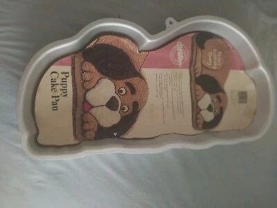 $10 • Buy Vintage 1986 Wilton Puppy Dog Cake Pan Baking  2105-2430 Birthday Cake