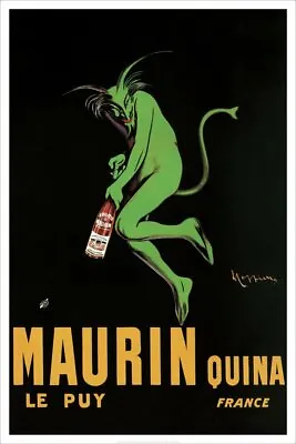 Maurin Quina By Cappiello 1920 Poster - 24  X 36  • $13.49