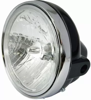 Open Box Bike-It 7  Universal Motorcycle Headlight 12V 35/35W Black • $25