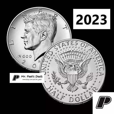 2023 P & D Kennedy Half Dollar 2 Coins Brilliant Uncirculated • $3.10