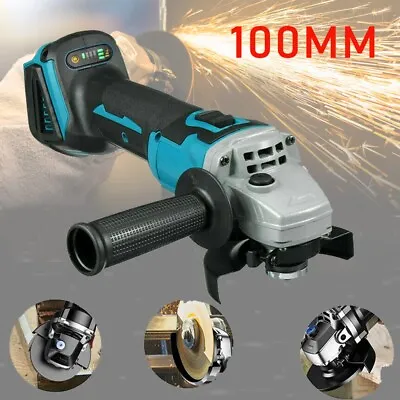 100mm Electric Cordless Brushless Angle Grinder Bare Tool Body For 18V Makita • £47.99