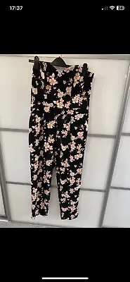 Miss Selfridge Floral Strapless Jumpsuit GORGEOUS Free Postage. • £10