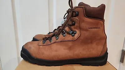 Merrell Vintage Italian Mountaineering Hiking Leather Boots Made In Italy Men's  • $139