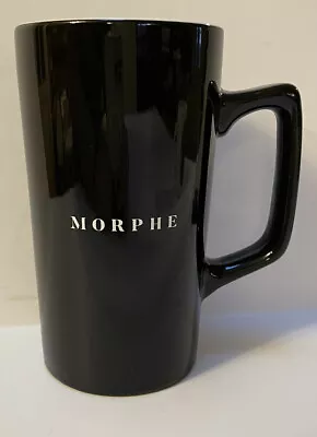 Morphe Tall Black Mug Cup Brush Holder Ceramic Holds 16 Oz 6 Inches Tall • $24.99