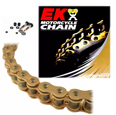 EK 525SRX2 Gold Sport Race QX-Ring Motorcycle Chain (Screw Master) - 116 Links • $95.95