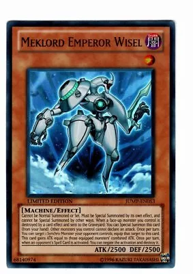 Yugioh- 1X Meklord Emperor Wisel - Ultra Rare - Limited - JUMP-EN053 - Near Mint • $1.09