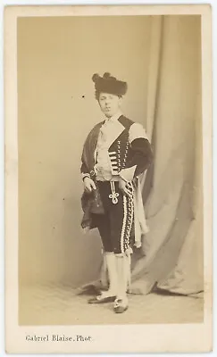 CDV Circa 1865. Portrait Of A Young Man In A Bullfighter Costume. Matador. Tauromachy. • £40.27