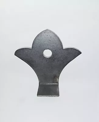 1 Decorative Weld On Steel Metal Flat Tabs 2 3/4  X 1/8  Thick 3/8  Anchor Hole • $5.95