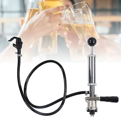 Beer Keg Pump Leakproof Rustproof Stainless Steel Beer Quick Keg Tap Pump S HD • £55.25