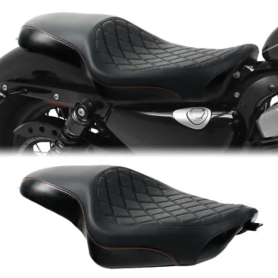 Motorcycle Driver Passenger Two Up Seat Fit For Harley Sportster 883 1200 04-22 • $220