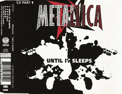 (46) Metallica ‎–'Until It Sleeps - UK Vertigo CD 1996 ‎– METCD 12-Thrash- NEW • £9.95