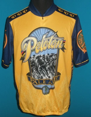 $8.99 • Buy Men's 2XL Pearl Izumi Peloton Pale Ale Cycling Cycle Jersey Shirt USA Made