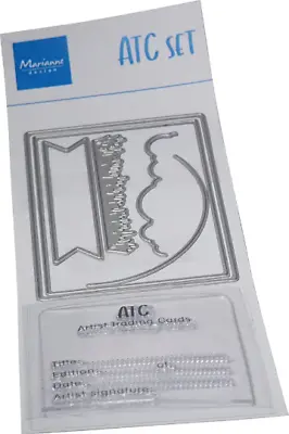 7 Piece ATC Rectangle Framing Stamp & Die Set | Marianne Design • $10