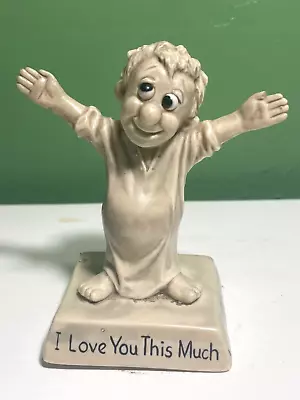 I Love You This Much Wallace Russ Berries  Resin Statue Figurine USA 1968 • $9.88