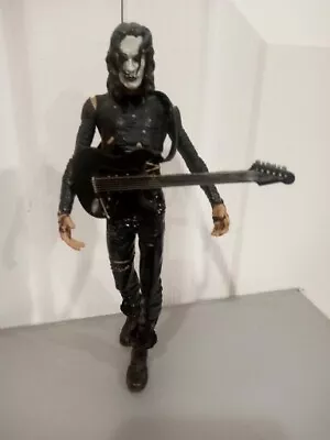 The Crow Eric Draven W/Guitar Brandon Lee Figure Movie Maniacs McFarlane Toys OG • $24