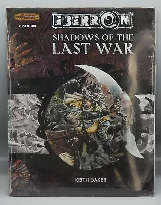 Dungeons & Dragons SHADOWS OF THE LAST WAR Adventure D20 3e EBERRON Shrinkwrap ! • $29