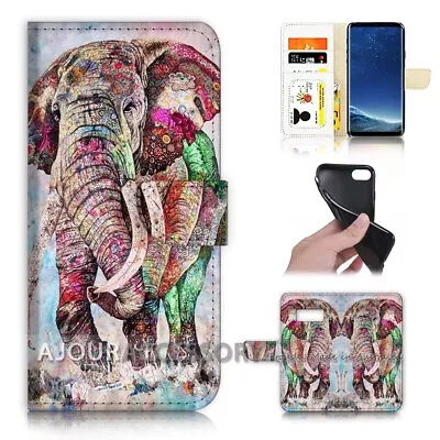 ( For Samsung S8 Plus / S8+ ) Flip Case Cover AJ21654 Elephant • $12.99