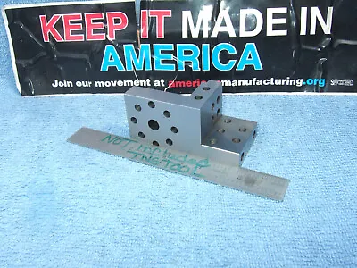 Compound Angle Plate Nos 1.5 X1.5 X3  Machinist Precise Inspection Grinder Clean • $154.95