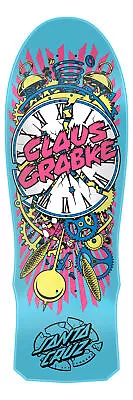 Santa Cruz Claus Grabke EXPLODING CLOCK 50TH ANNIVERSARY Skateboard Deck BLUE • $69.95