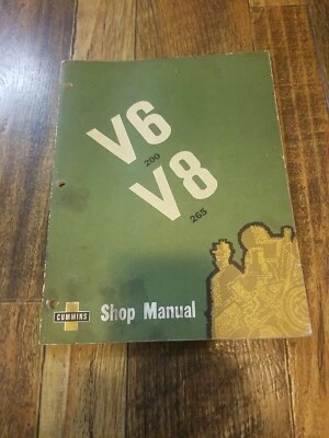 $17.98 • Buy Cummins V6 200 V8 265 Shop Manual Diesel Engine Maintenance Repair Technical PB