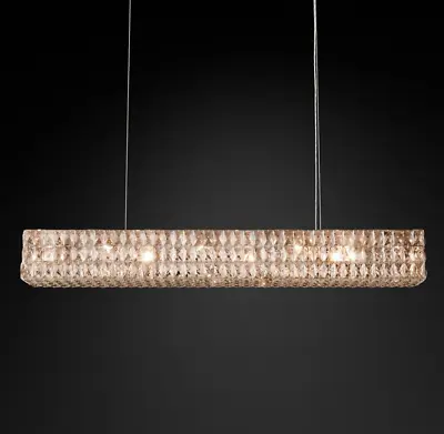 Restoration Hardware 'spiridon' Linear-chandelier Luxury Light  Replica (47.2 ) • $699