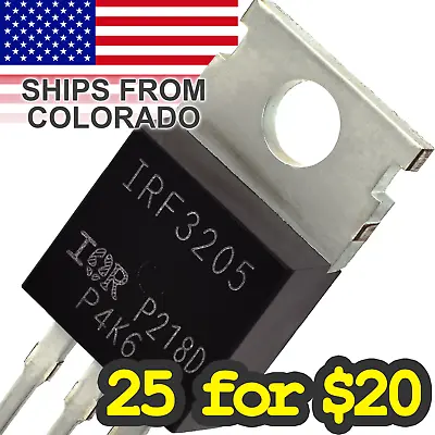 MOSFET - IRF3205 110A 55V - Transistor For Arduino Pi TTL • $5.89