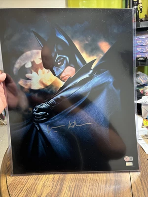 $250 • Buy Val Kilmer Signed Autographed Auto Batman 16x20 Photo Print BAS Beckett